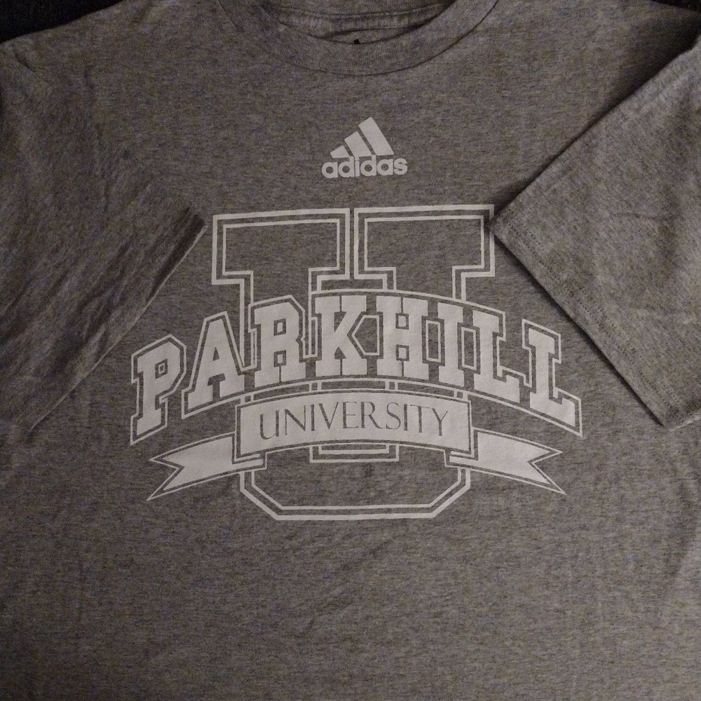 Park Hill University White on Grey Tshirt$